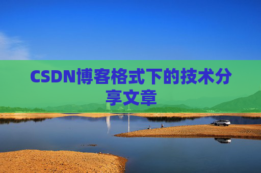 CSDN博客格式下的技术分享文章